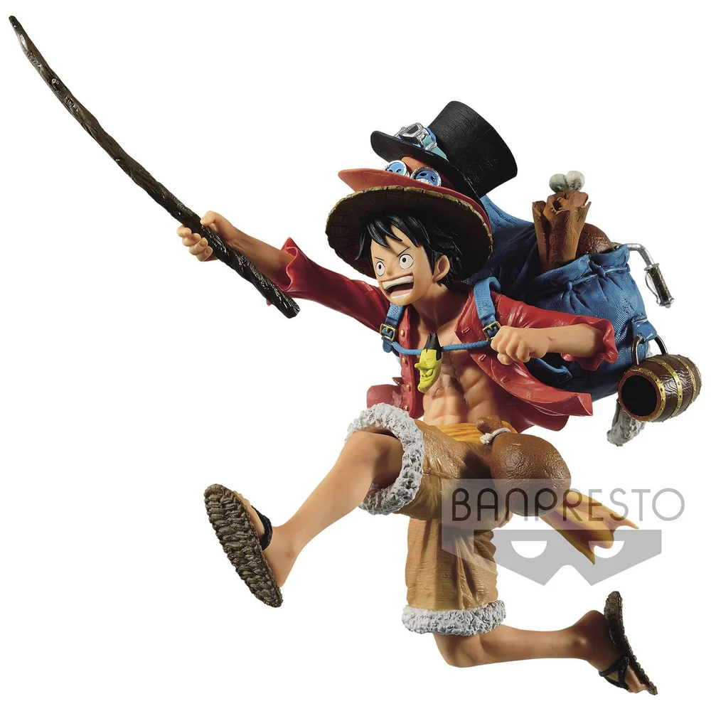 Banpresto One Piece Three Brothers Figure(A:Monkey.D.Luffy) Figure Image 1