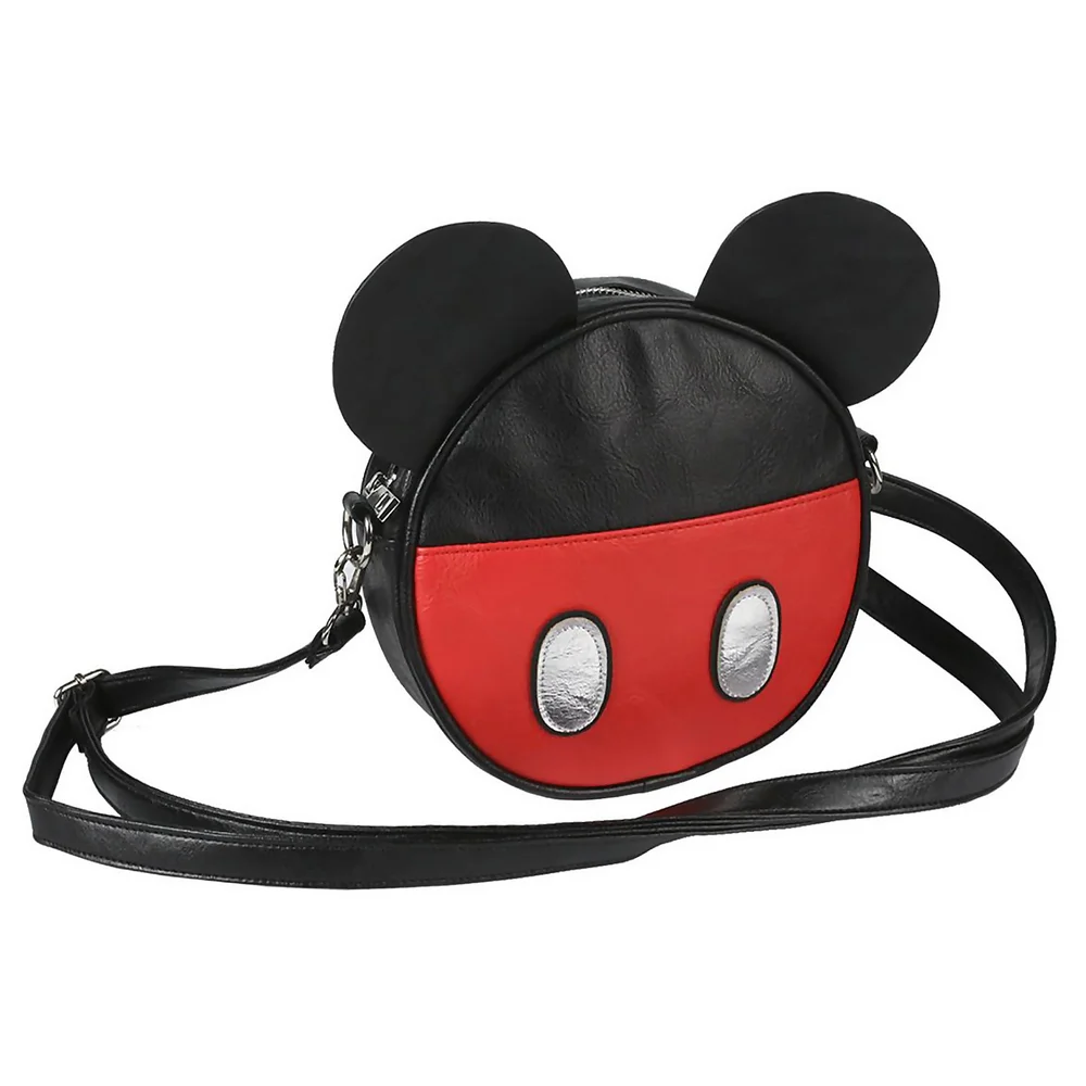 Disney Mickey Mouse with Ears Faux Leather Shoulder Bag Image 1