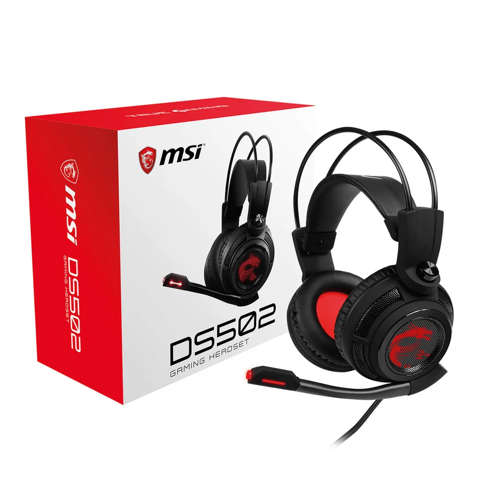 MSI DS502 7.1 Virtual Surround Sound USB Gaming Headset Image 1