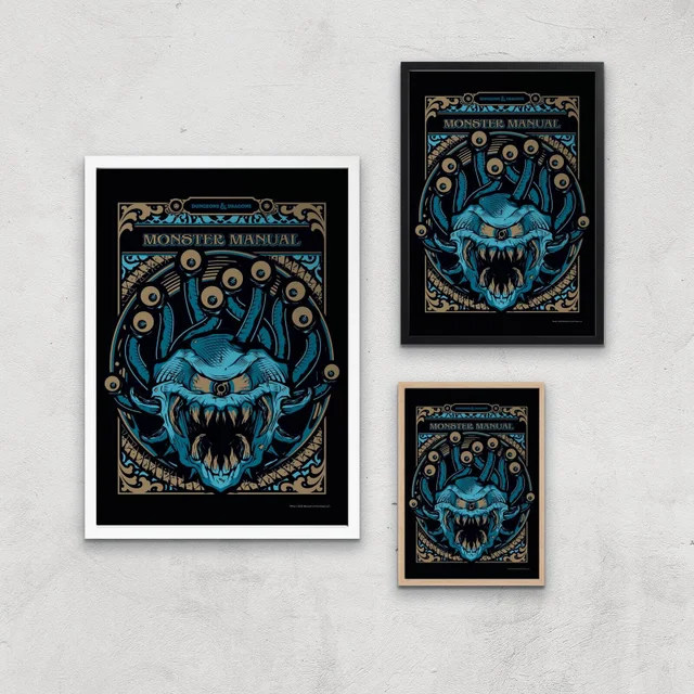 Dungeons & Dragons Monster Manual Giclee Art Print