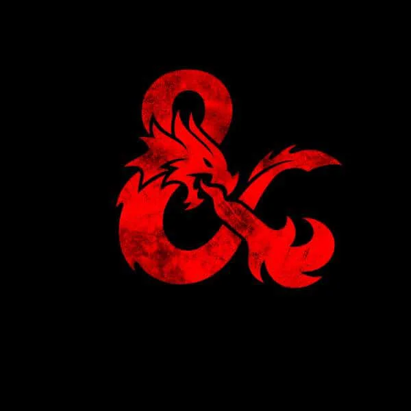 Dungeons & Dragons D&D Ampersand Men's T-Shirt - Black