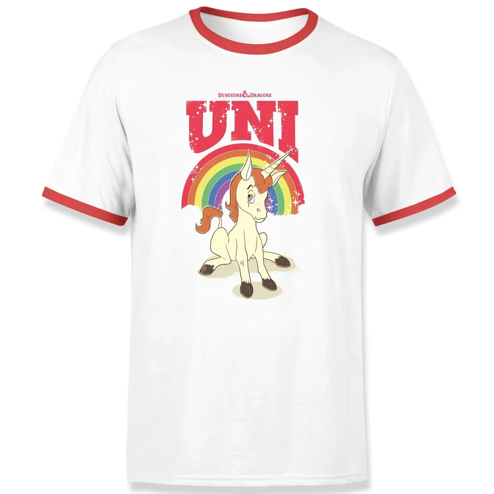 Dungeons & Dragons D&D Cartoon Uni Unisex T-Shirt - White - S Image 1