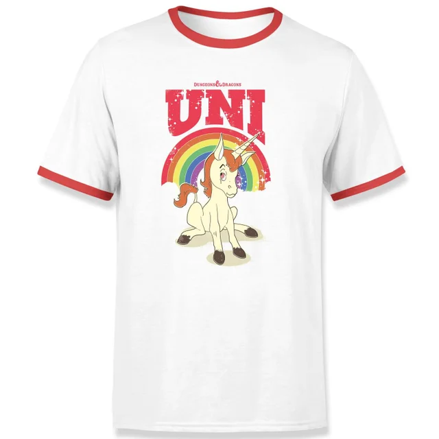 Dungeons & Dragons D&D Cartoon Uni Unisex T-Shirt - White