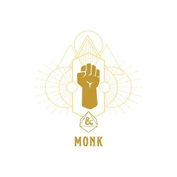 Dungeons & Dragons Monk Men's T-Shirt - White
