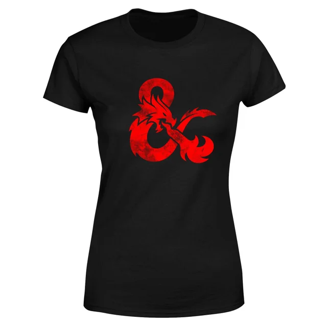 Dungeons & Dragons Ampersand Women's T-Shirt - Black
