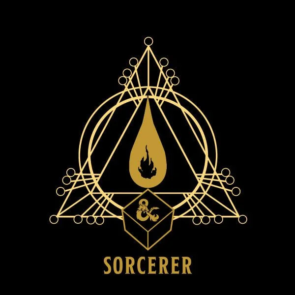 Dungeons & Dragons Sorcerer Women's T-Shirt - Black
