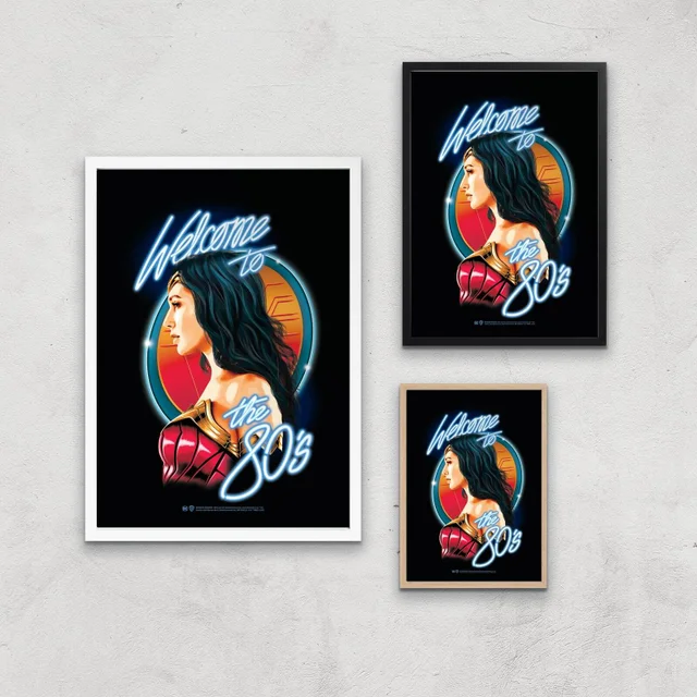 Wonder Woman Retro Giclee Art Print