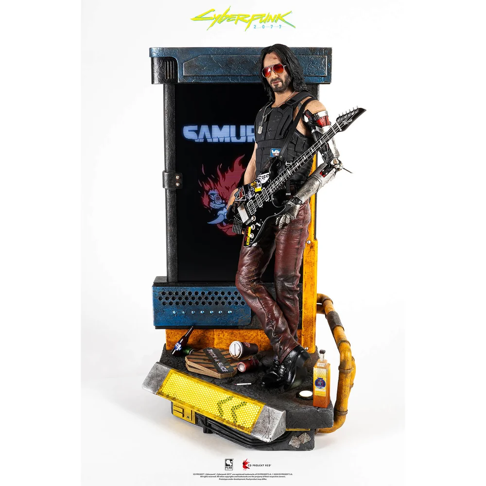 PureArts CyberPunk 2077 1/4 Scale Statue - Johnny Silverhand Variant Image 1