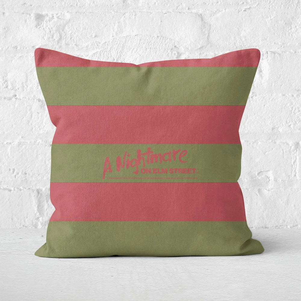 A Nightmare On Elm Street Freddy Krueger Square Cushion - 40x40cm - Soft Touch Image 1