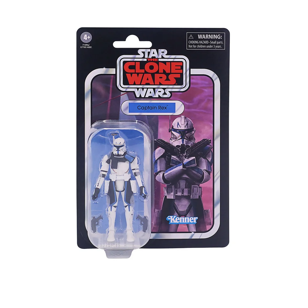 Hasbro Star Wars The Vintage Collection Captain Rex 3.75-Inch Scale Star Wars: The Clone Wars Figure Image 1