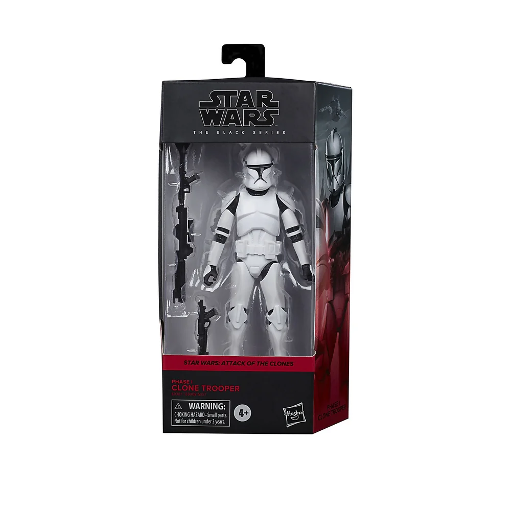 Hasbro Star Wars The Black Series Phase I Clone Trooper Toy 6-Inch Scale Star Wars: The Clone Wars Figure Image 1