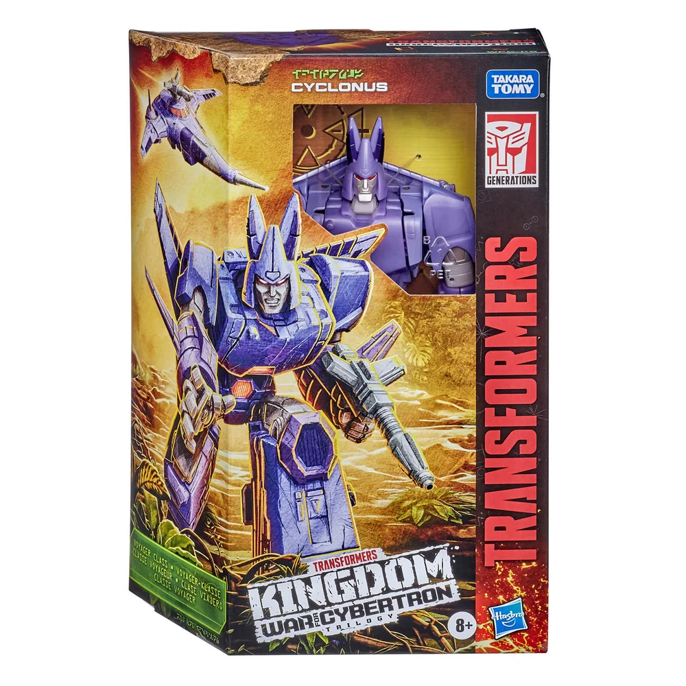 Hasbro Transformers Generations War for Cybertron: Kingdom Voyager WFC-K9 Cyclonus Action Figure Image 1