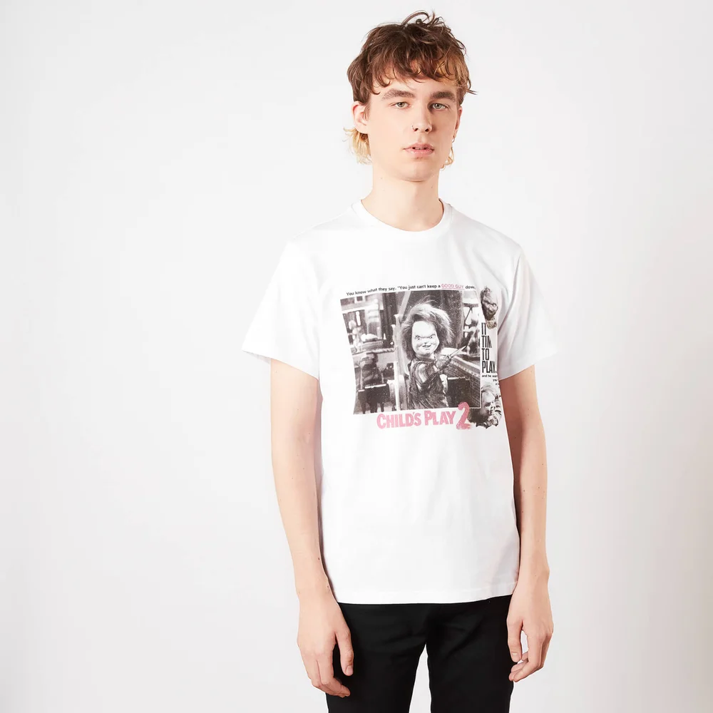 Chucky Childs Play 2 Unisex Unisex Heavyweight T-Shirt - White - S Image 1