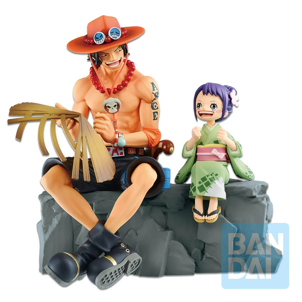 One Piece Ichibansho Figure Emorial Vignette Ace and Otama Image 1