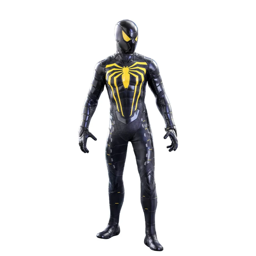 Hot Toys Marvel's Spider-Man Video Game Masterpiece Action Figure 1/6 Spider-Man (Anti-Ock Suit) Deluxe 30 cm Image 1
