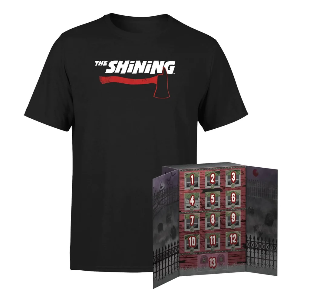 13 Day Spooky Countdown Pop! Calendar and Shining T-shirt - Men's - S - Black Image 1
