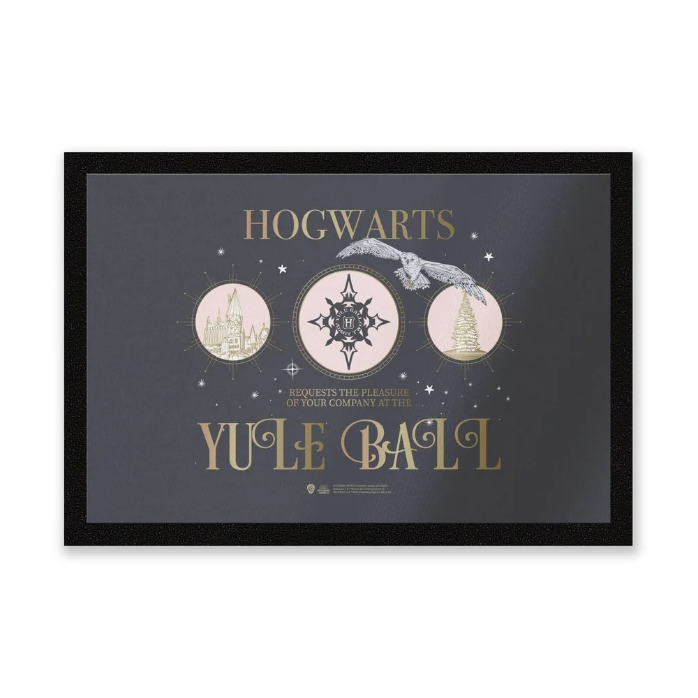 Harry Potter Welcome To The Yule Ball Entrance Mat Image 1