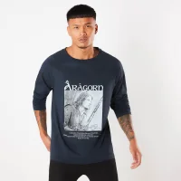 Lord Of The Rings Aragorn Son Of Arathorn Unisex Long Sleeve T-Shirt - Navy - undefined undefined