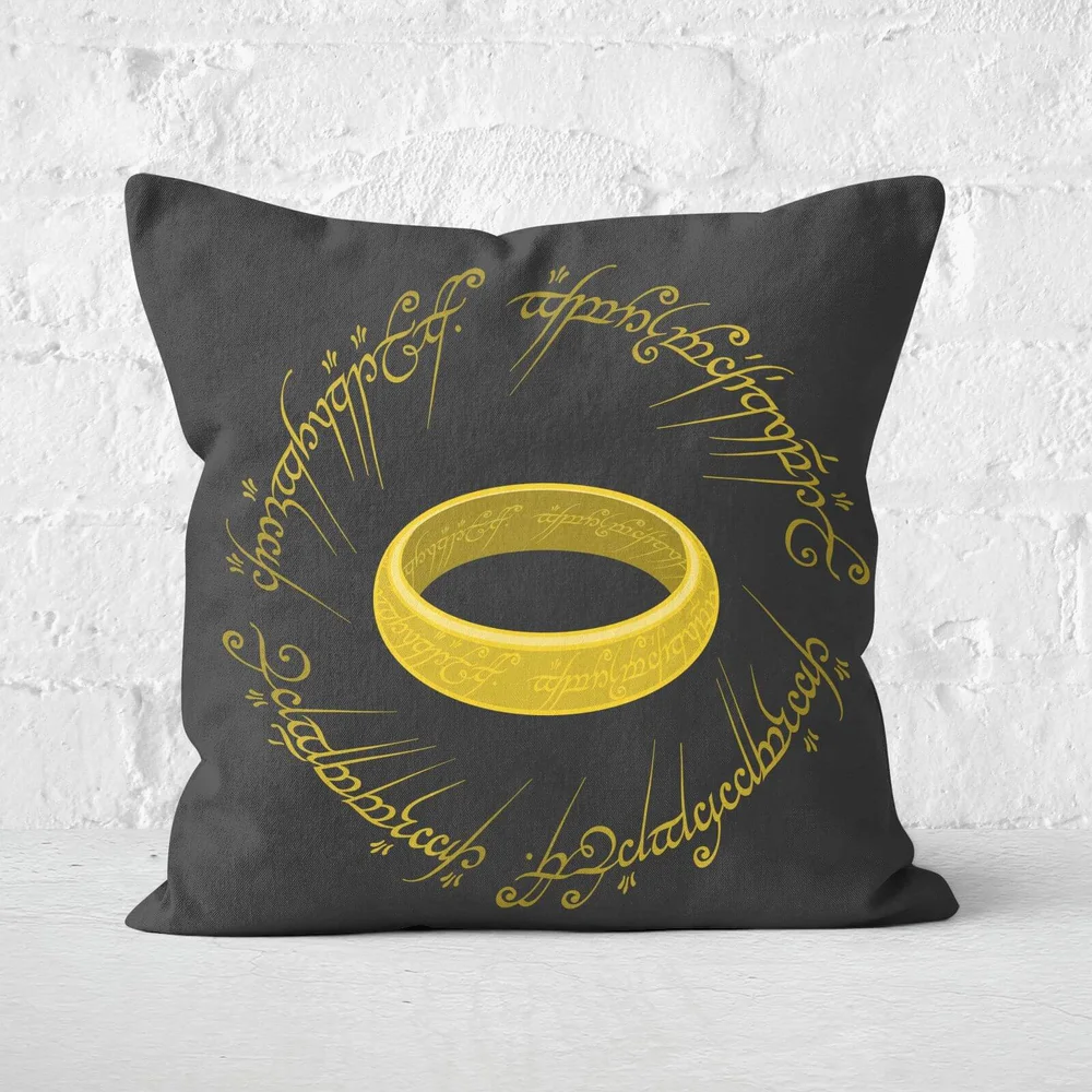 Lord Of The Rings The One Ring Square Cushion - 50x50cm - Soft Touch Image 1