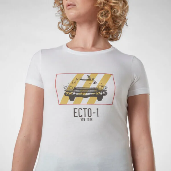Ghostbusters Ecto-1 Women's T-Shirt - White - XS Image 1
