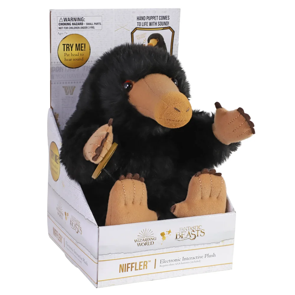 Noble Collection Harry Potter Niffler 9 Inch Electronic Interactive Plush Image 1