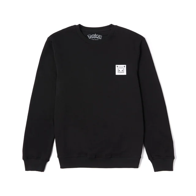Pokémon Pikachu Patch Unisex Sweatshirt - Black