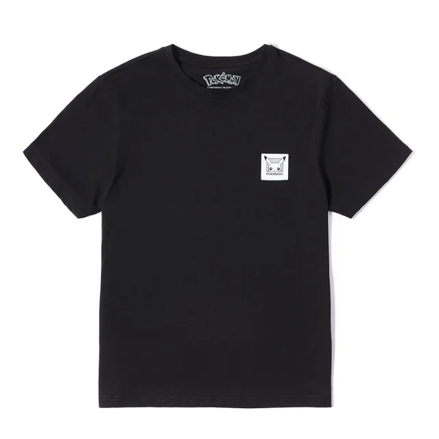 Pokémon Pikachu Patch Unisex T-Shirt - Black