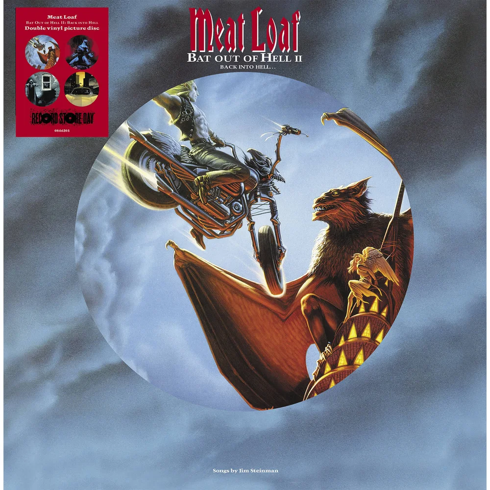 Meatloaf - Bat Out Of Hell II: Back Into Hell Vinyl 2LP Picture Disc Vinyl (RSD 2020) Image 1