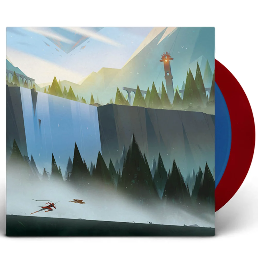 iam8bit - The Pathless Vinyl 2LP (Cleansed Blue and Cursed Red) Image 1