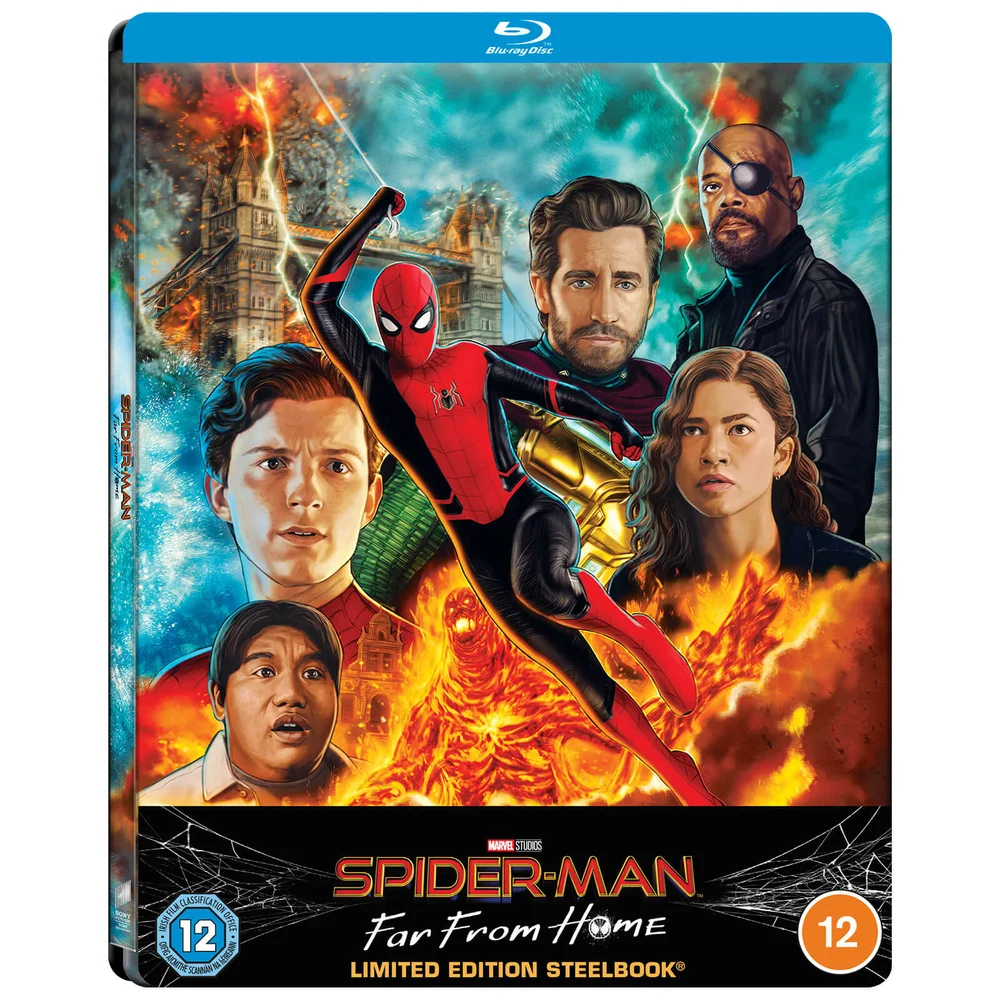 Spider-Man: Far From Home - Zavvi Exclusive Lenticular Steelbook (Includes Blu-ray) Image 1
