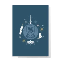 Harry Potter Ravenclaw Christmas Greetings Card
