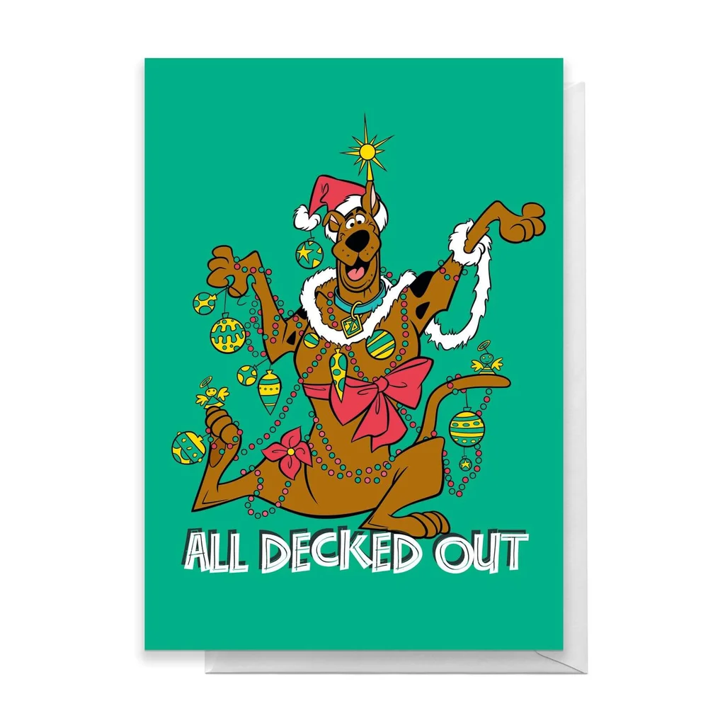 Scooby Doo All Decked Out Greetings Card - Standard Card Image 1