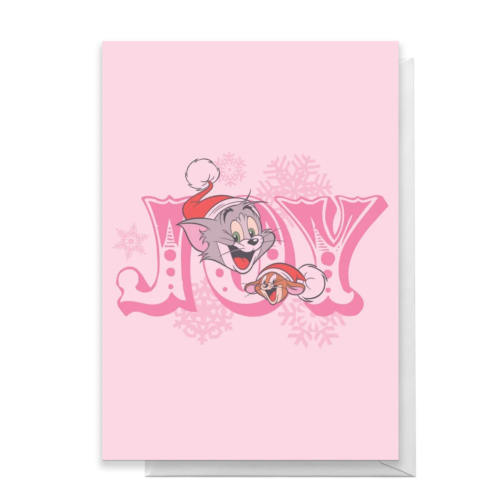 Tom And Jerry Joy Greetings Card - Standard Card Image 1