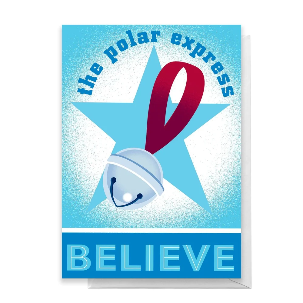The Polar Express Believe Greetings Card - Standard Card Image 1