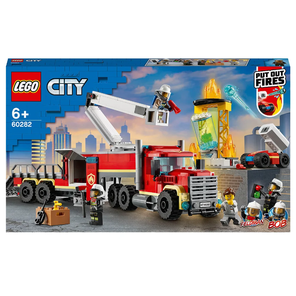 LEGO City: Fire Command Unit with Toy Fire Engine (60282) Image 1