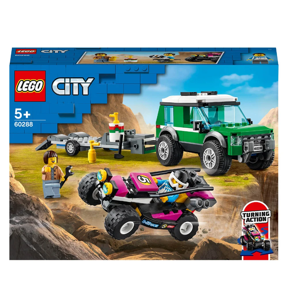 LEGO City: Great Vehicles Race Buggy Transporter Toy (60288) Image 1