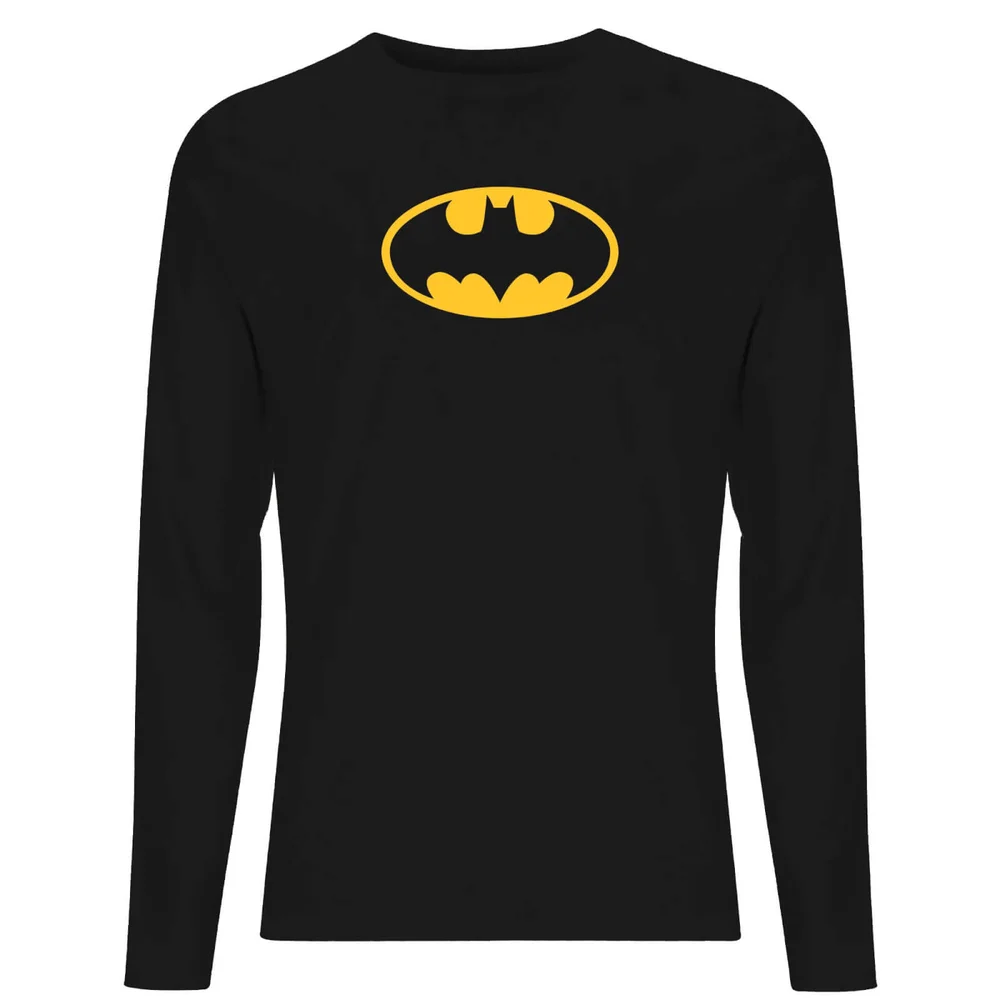 DC Justice League Core Batman Logo Unisex Long Sleeve T-Shirt - Black - XS Image 1