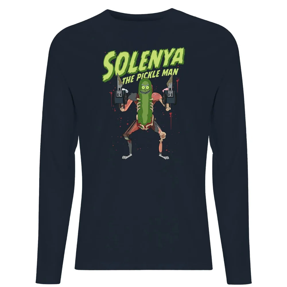 Rick and Morty Solenya Unisex Long Sleeve T-Shirt - Navy - S Image 1