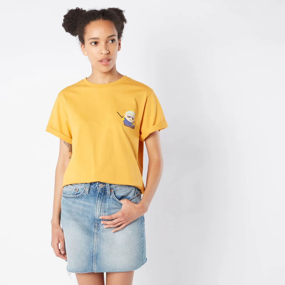 South Park Respect My Authority Unisex T-Shirt - Mustard - L Image 1