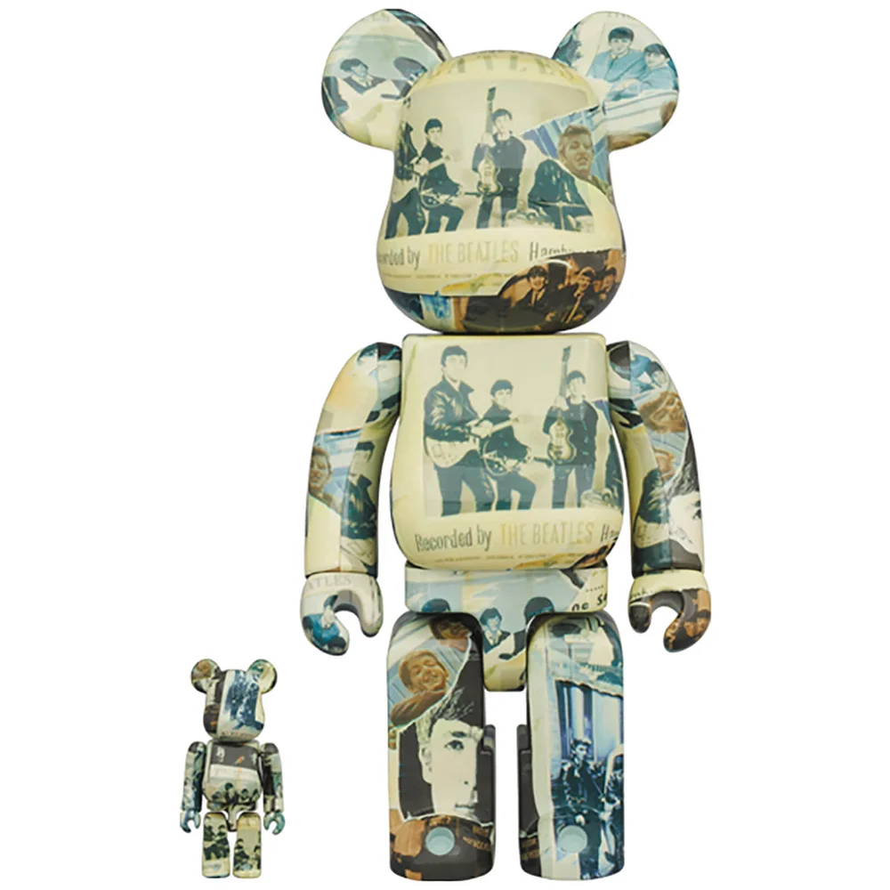 Medicom The Beatles Anthology 1 100% & 400% Be@rbrick 2 Pack Image 1