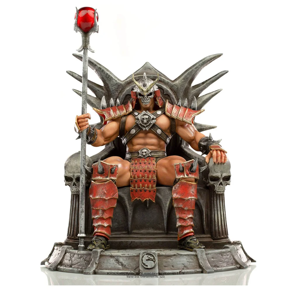 Iron Studios Mortal Kombat Deluxe BDS Art Scale Statue 1/10 Shao Khan 25 cm Image 1