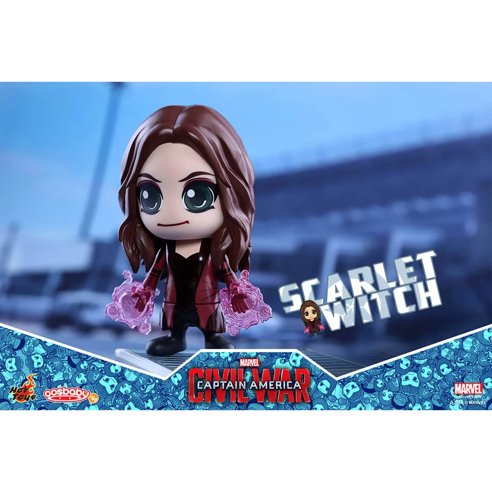 Hot Toys Cosbaby - Marvel Captain America Civil War (Size S) - Scarlet Witch Image 1
