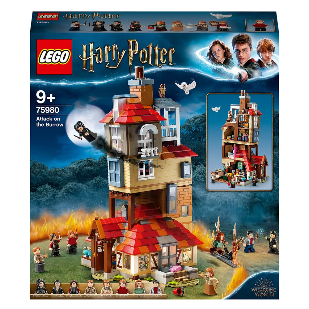 LEGO Harry Potter: Attack on the Burrow Weasley House Set (75980) Image 1