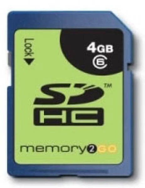 Memory2Go 4GB SDHC Card (Class 6) Image 1