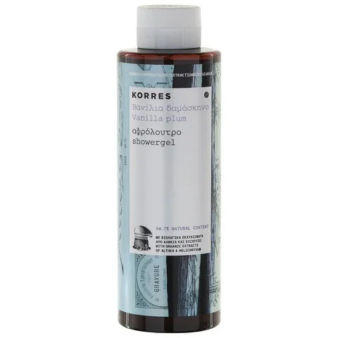 KORRES Vanilla Plum Shower Gel 250ml Image 1