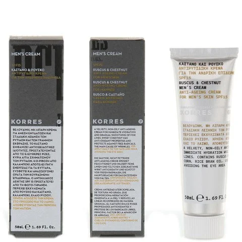 KORRES Ruscus & Chestnut Anti-Ageing Cream SPF15 50ml Image 1