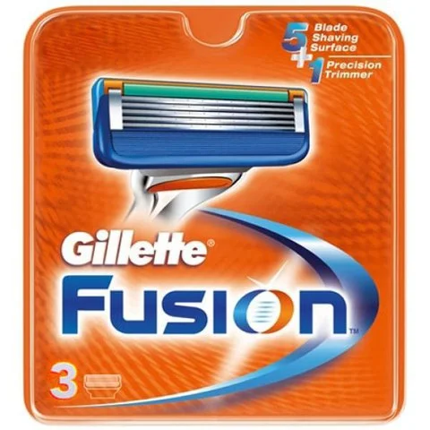 Gilette Fusion Blades x 3 Image 1