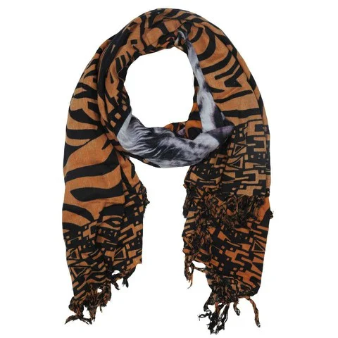 Sugarhill Boutique Women's Tiger Sarong - Orange - S - Orange Image 1