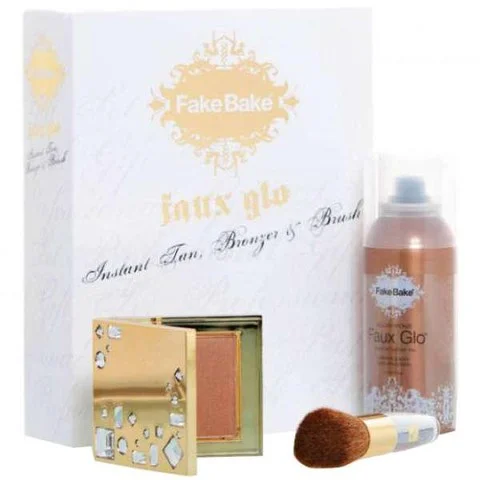 Fake Bake Faux Glo Instant Tan Aerosol Gift Set 118ml Image 1