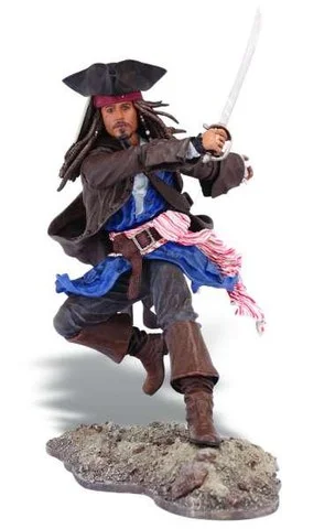 Pirates Of The Caribbean - Super Deluxe Figure Wave 1 Jack Sparrow Figure Image 1